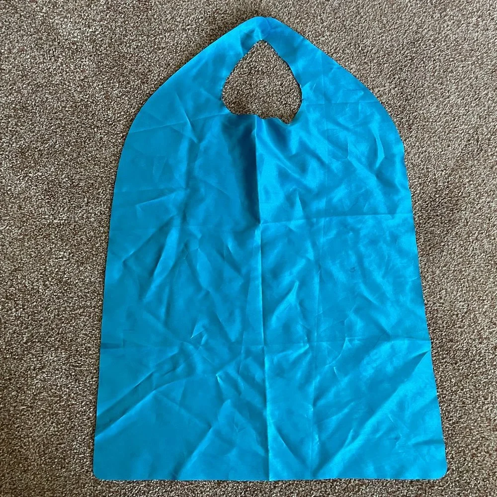 Blue cape and mask